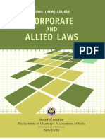 Corporate and Allied Laws