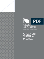 Casa de Arquiteta - Check-List Vistoria PDF