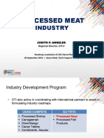 Processed Meat Industry by Regional Director Judith Angeles DTI III
