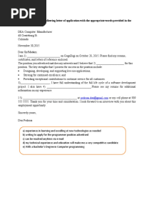 Recherche d'emploi