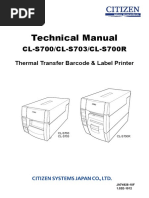 CITIZEN - CL-S700 - Tech MANUAL PDF