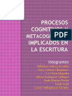 Escritura Procesos Cognitivos y Metacognitivos