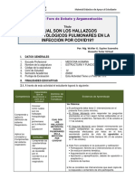 Guía de Foro y Debate de Argumentación Histologia Covid19 PDF