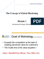 The Concept of Global Marketing