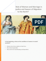 What Are The Role of Woman and Marriage in Pride and Prejudice and Season of Migration To The North?