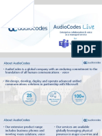 AudioCodes Live Teams 2020 PDF