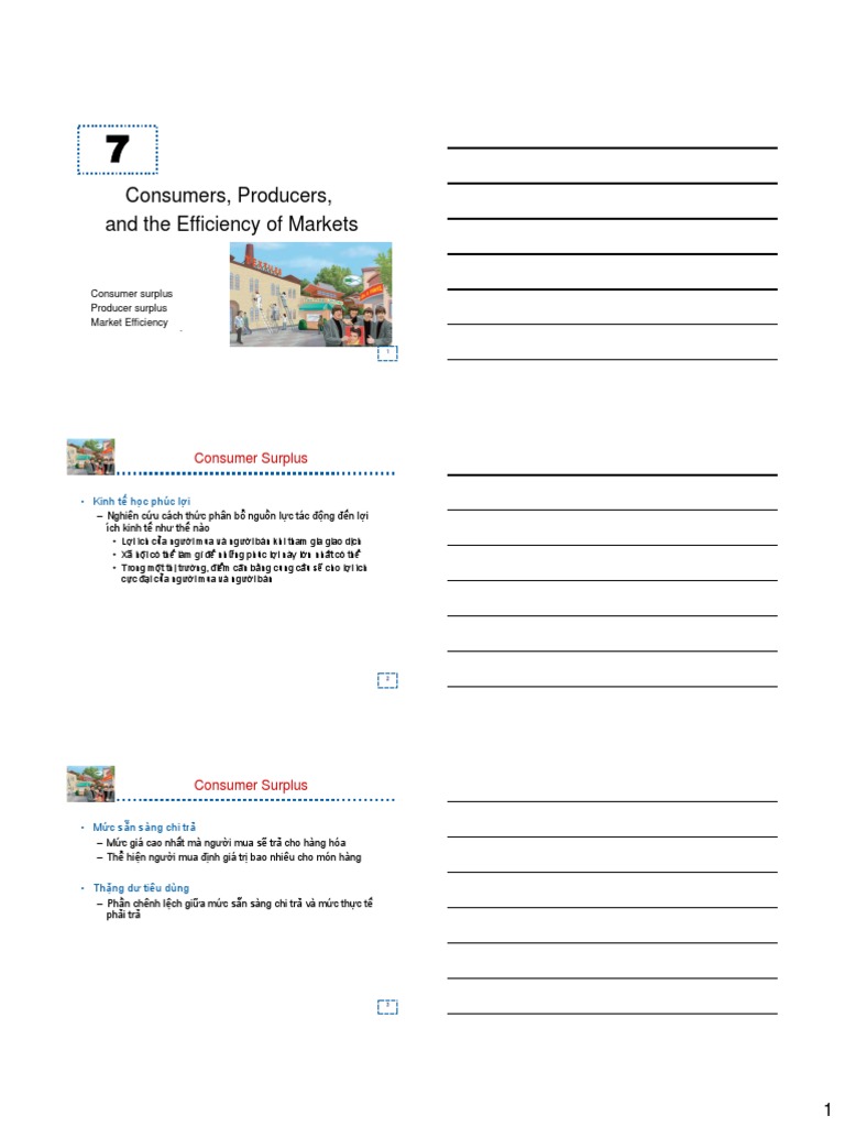 Chap 7 Consumers, Producers, and The Efficiency of Markets VN | PDF