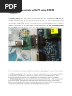 How To Communicate With PC Using RS232 Protocol: Embedded Systems