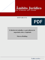 O Direito do Trabalho e a Prevalência do Negociado sobre o Legislado.pdf