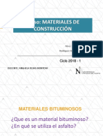 Materiales Bituminosos