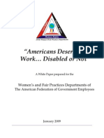 "Americans Deserve To Work Disabled or Not": Women's and Fair Practices Departments of