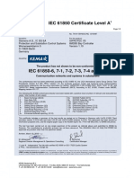 IEC 61850 Certificate Level A