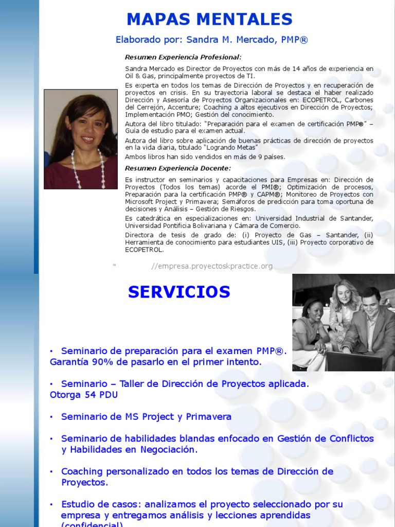 Mapas Mentales PMBOK PDF | PDF | Profesional en el manejo de proyectos ...