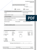 Reporte Parcial Servicio Social