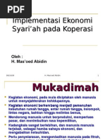 Download Implementasi Ekonomi Syariah pada Koperasi by H Masoed Abidin bin Zainal Abidin Jabbar SN4818391 doc pdf