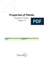 QP Cambridge O Chemistry-P3 Metals PDF