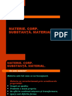 Materie - Corp.substan .Material.