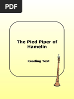 The Pied Piper of Hamelin: Reading Text