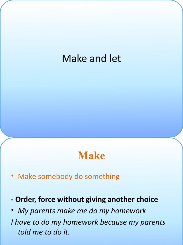 Make and Let | PDF