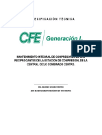Especificación Técnica de Mantenimiento A Compresores de Gas Ccccentro 2020 (5) V1 PDF