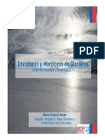 Inventario y Monitoreo de Glaciares 2012