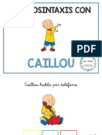 Morfosintaxis Con Caillou PDF