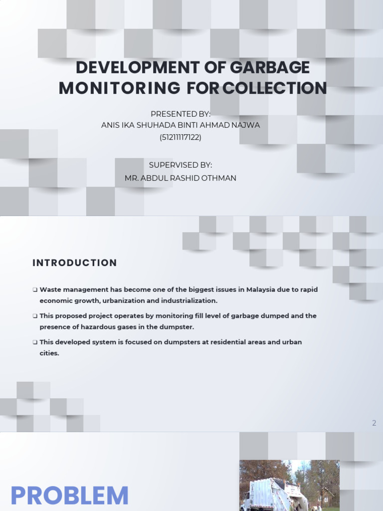 Fyp 2 Presentation Slide Pdf Internet Of Things Sensor