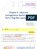 Chapter 4.-Ideal and Homogeneous Reactor Design. Part II: Plug Flow Reactor (PFR)