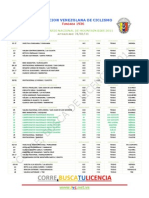 #Ciclismo #FVC #Calendario #Nacional de Mountain Bike #MTB 20110131 #Venezuela