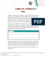 Estructura de Control If Else PDF
