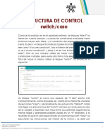 Estructura de Control Switch Case PDF