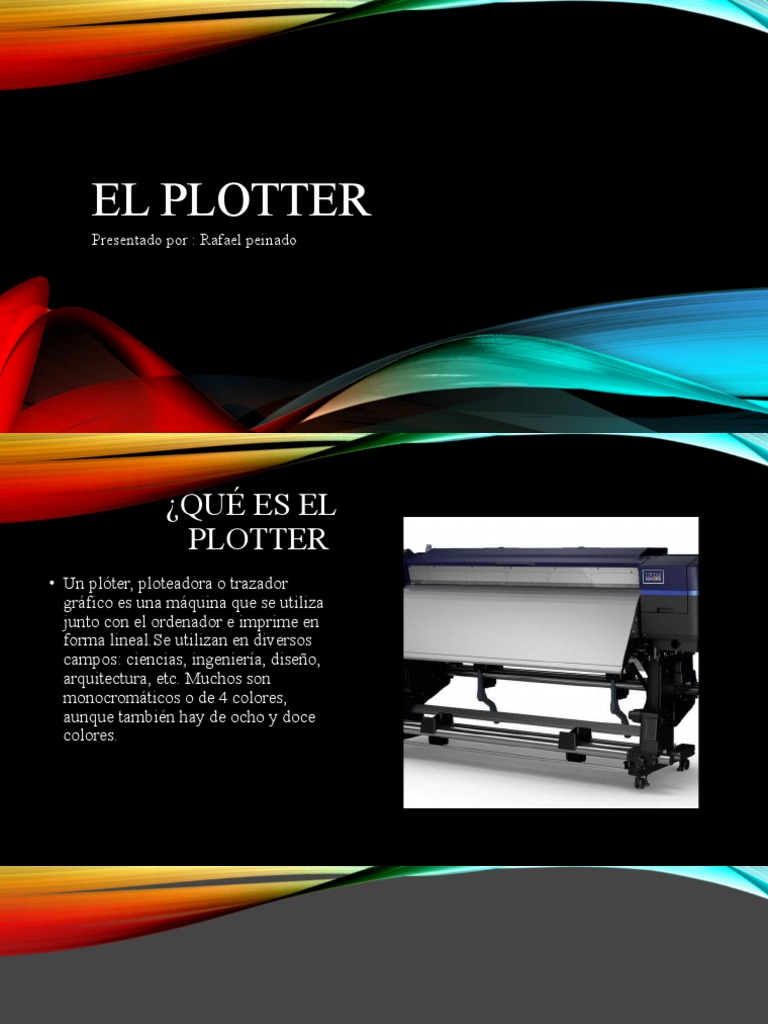 Definición y tipos de plotters | PDF