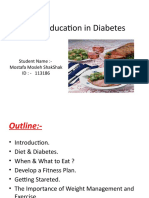 Health Education in Diabetes