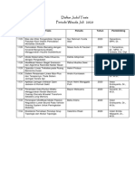 Daftar Judul Tesis Periode Wisuda Juli 2020 PDF