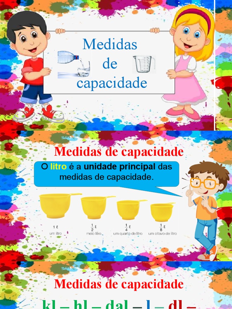 Medidas De Capacidade E Volume