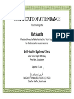 Certificate - MARK