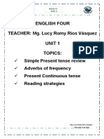 Modulo - English Four - Unit 1