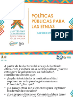 Politicas Publicas y Grupos Etnicos