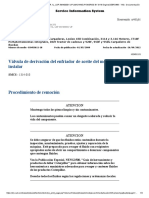 Válvula de Derivación Del Enfriador de Aceite Del Motor - Quitar e Instalar