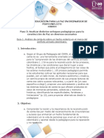 Paso 3 Analizar Distintos Enfoques Pedagógicos para La Construcción de Paz en Diversos Escenarios