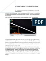 Pivot Interactives Motion Graphing A Dry Ice Puck On A Ramp