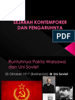 Sejarah Kontemporer Dan Pengaruhnya