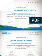 Certificados Sofitel PDF