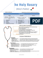 Scripture Medita9ons: How To Pray The Rosary