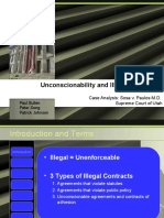 Unconscionability and Illegality Defense: Case Analysis: Sosa v. Paulos M.D. Supreme Court of Utah