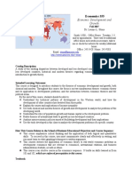 Economic Development and Growth: Economics 355