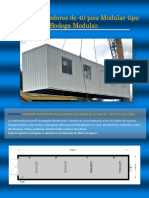 EETT - Container SCL - 1x40' Bodega Modular Revestida - 2020