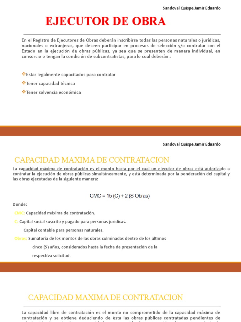 Requisitos para Ejecutores de Obras Públicas | PDF | Gobierno | Economias