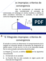 Integrales Impropias (criterios de convergencia)