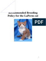 Recommended Breeding Policy For The Laperm Cat